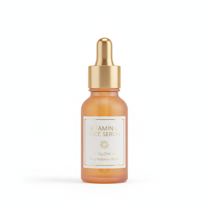 Vitamin C Face Serum bottle on white background