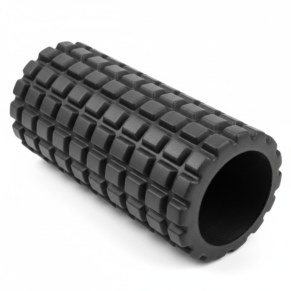 Foam Roller grid texture detail shot