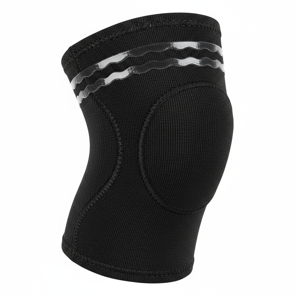 Knee Support Sleeve compression fabric detail