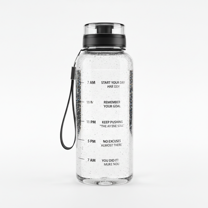Motivational Gym Water Bottle 1L product shot