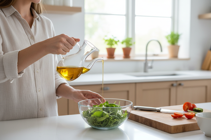 Glass Olive Oil Dispenser Lifestyle