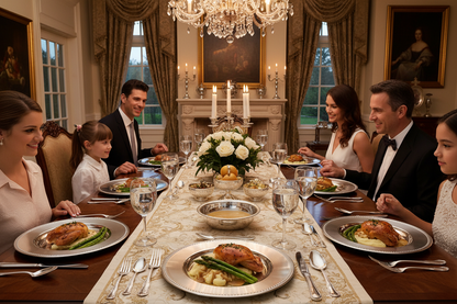 Stainless Steel Dinner Set 24-Piece - Lifestyle Shot