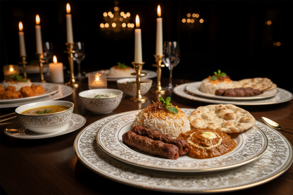 Ceramic Dinner Set Styled