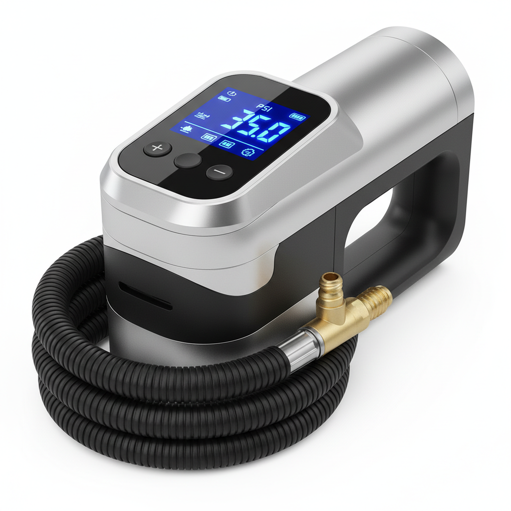 Portable Electric Air Pump - Detail View