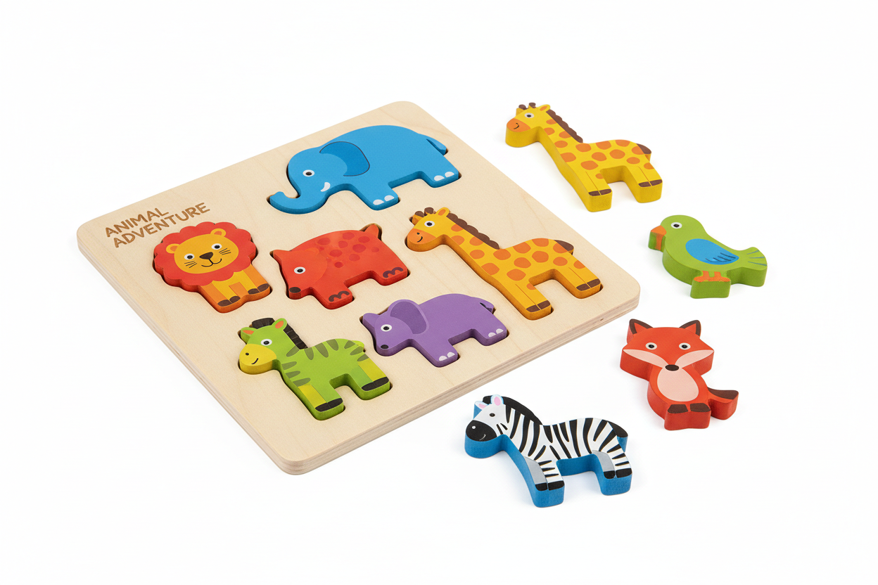 Wooden Puzzle Set