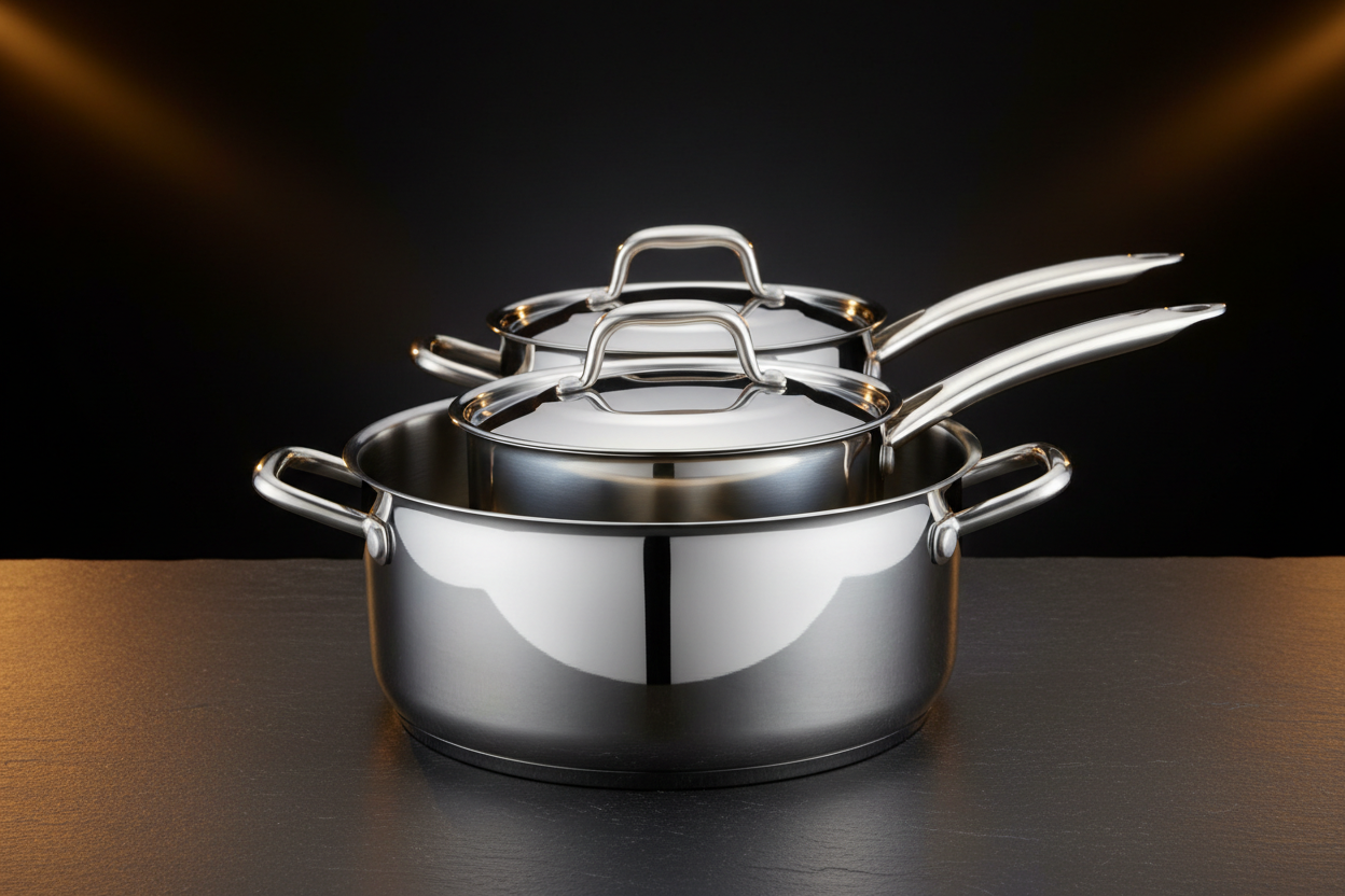 Stainless Steel Cooking Pot Set