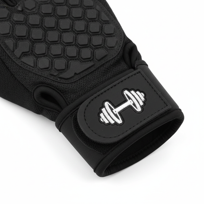 Gym Gloves palm grip detail shot