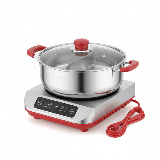 Electric Hot Pot with Divider - Product Shot