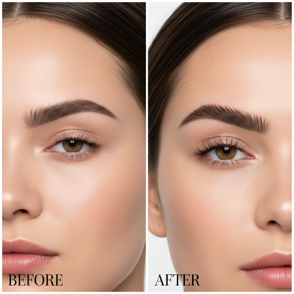 Eyebrow Lamination Result