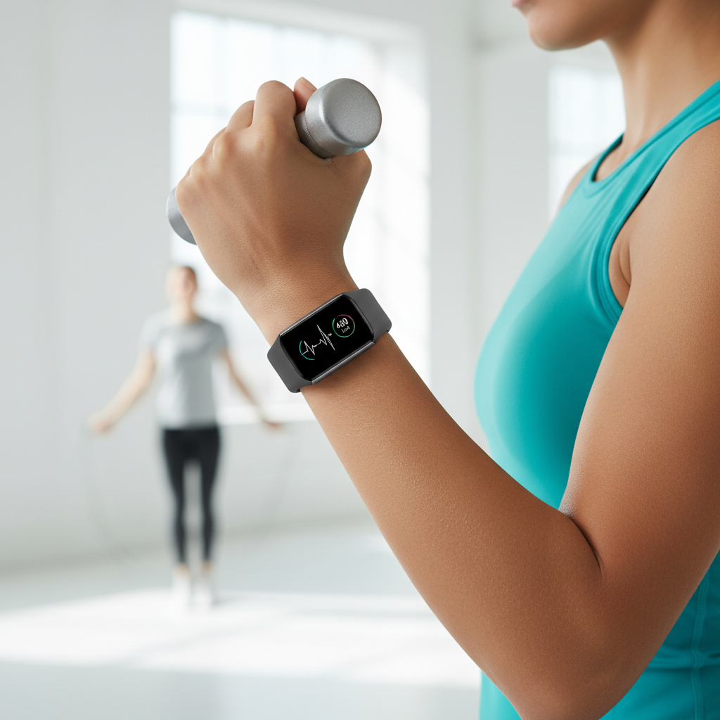 Smart Watch Fitness Band - Lifestyle Shot