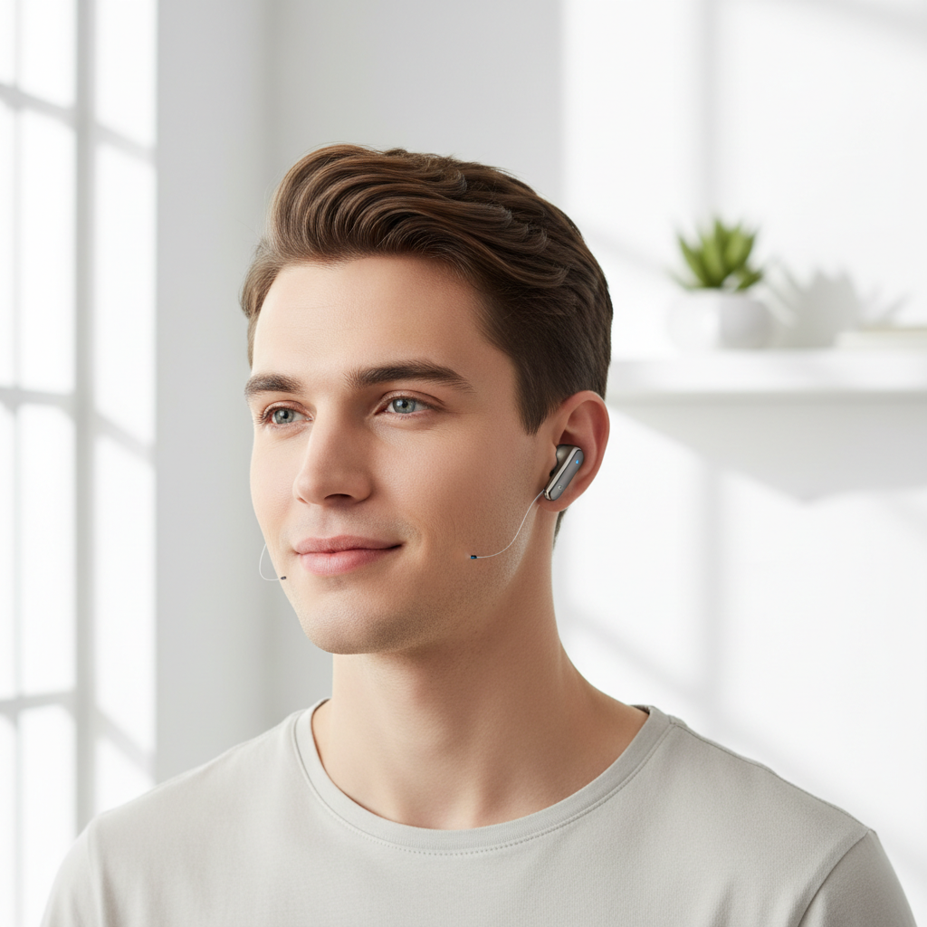 Wireless Earbuds TWS Bluetooth - Lifestyle Shot
