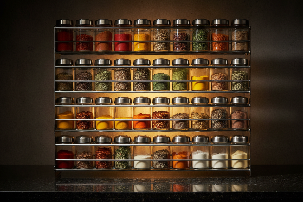 Stainless Steel Spice Rack